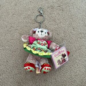 Disney DLHK Disneyland Hong Kong Shellie May Duffy and Friends Plush Keychain